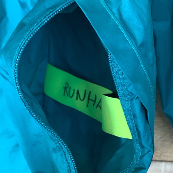 Brooks LSD windbreaker jacket teal blue Medium - Picture 9 of 10
